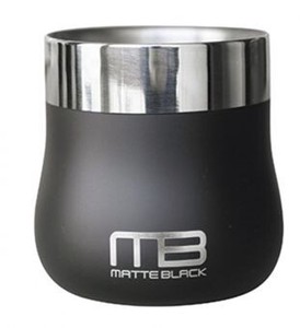 MB-001 18-8ステンレス二重構造 マットブラックフリーカップ 230ml 02609