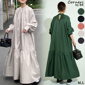 Casual Dress Puff Sleeve Colaboration 2-way