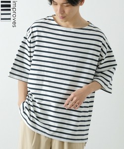 T-shirt Boat Neck 5/10 length