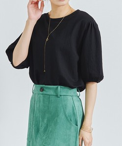 T-shirt/Tee Pullover Rayon Puff Sleeve Cool Touch