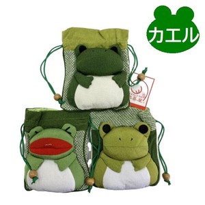 Japanese Bag Frog Drawstring Bag