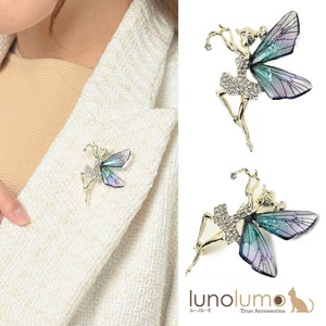 Brooch Sparkle Gradation Lame Presents Ladies' Fairy Clear Brooch