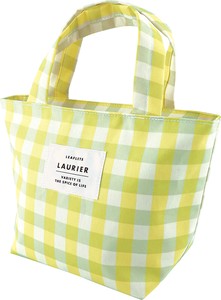 LAURIER 保冷ﾗﾝﾁﾄｰﾄ (M) Check Yellow