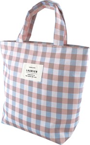 Lunch Bag Pink Check L