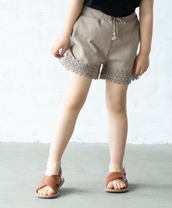 【ふんわりワッフル】裾スカラップレース ショートパンツ