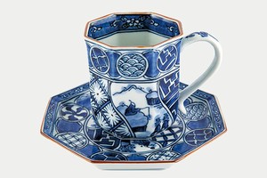 Mikawachi ware Cup & Saucer Set Made in Japan