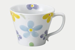 Hasami ware Mug Flowers Made in Japan