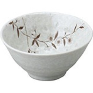白雪桜 手引4.2反和丼ぶり ボウル ラーメン 日本製 美濃焼 陶器