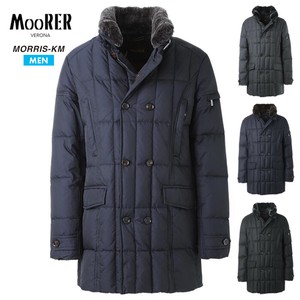 ムーレー メンズ ダウンジャケット コート アウター moorer 高級 人気 ロング丈  ブラック グレー ネイビー