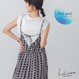 Casual Dress Pudding Rayon Camisole Dress 2023 New