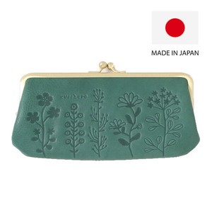 Long Wallet Zucchero Gamaguchi SARAI Large Capacity Genuine Leather Ladies' Made in Japan