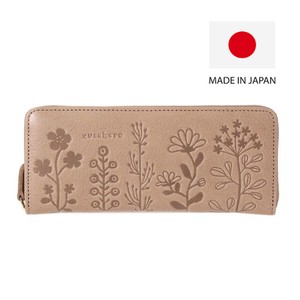 Coin Purse Zucchero SARAI Genuine Leather Ladies Polka Dot Made in Japan
