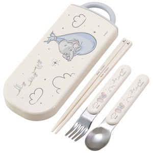 Bento Cutlery Skater Antibacterial Dumbo Dishwasher Safe Made in Japan