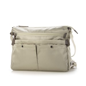 Shoulder Bag Nylon Lightweight Shoulder Front Pocket Multi-Storage Size M