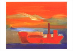 ポストカード アート スタール「海の風景」 105×150mm  郵便はがき 2023新作