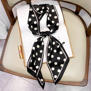 Thin Scarf Unisex Simple Polka Dot 2-colors