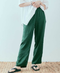 パンツ《サテンワイドテーパードパンツ 》《値下げ-在庫限り》