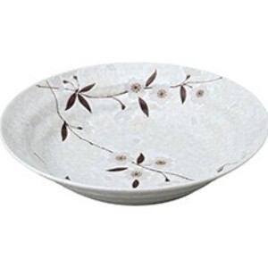 白雪桜 三ツ輪カレー皿  陶器 和食器 日本製 美濃焼 　　プレート