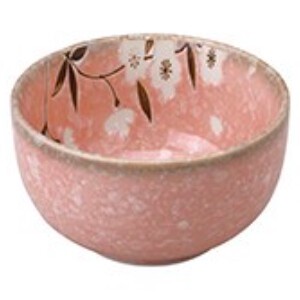 ピンク桜 多用碗 小 陶器 和食器 日本製 美濃焼  ボウル 丼ぶり