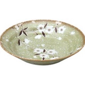 ヒワ桜 三ツ輪カレー皿 陶器 和食器 日本製 美濃焼 プレート