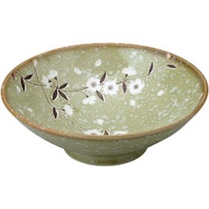 ヒワ桜 8.0盛鉢  陶器 和食器 日本製 美濃焼