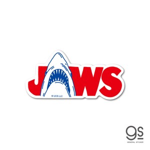 ジョーズ ダイカットミニステッカー JAWS ロゴ＆イラスト 映画 シリーズ サメ ユニバーサル JWS-008