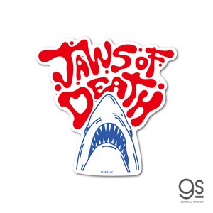 ジョーズ ダイカットステッカー JAWS OF DEATH 映画 シリーズ サメ ユニバーサル アトラクション JWS-016