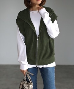 Vest/Gilet Sweater Vest Double-zip