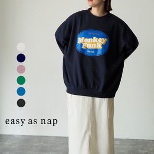 Monkey Funkプリントオーバーサイズスウェット【easy as nap】(2023年新作）