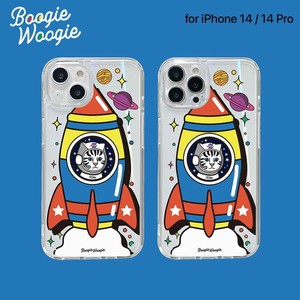 BOOGIE WOOGI [iPhone14/14Pro] オーロラケース Kitty Rocket（キティロケット） ホログラム アイフォン