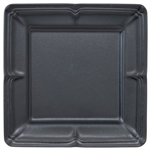 Mino ware Main Plate black 20cm Made in Japan