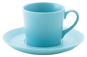Mino ware Cup & Saucer Set Coffee Cup and Saucer Blue M Made in Japan