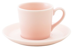 Mino ware Cup & Saucer Set Coffee Cup and Saucer Pink Made in Japan