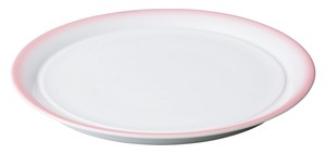 美浓烧 大餐盘/中餐盘 餐具 粉色 27.5cm 日本制造