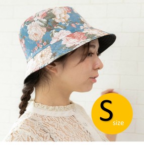 【大人気】リバーシブル花柄ハットSサイズ　再入荷