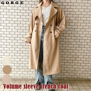 ボリューム袖トレンチコート