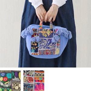 カンバディアパッチ トート巾着付