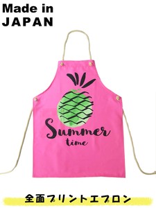 Apron Pudding Summer Retro Made in Japan