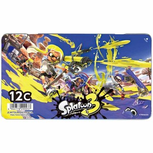 【鉛筆】スプラトゥーン3 缶入り12色いろえんぴつ