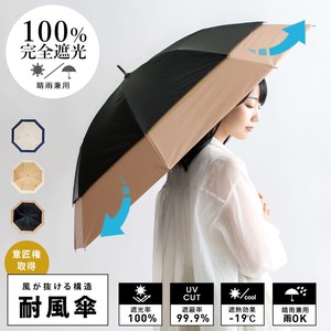 【vsgz-448z】【折り畳み傘】【晴雨兼用傘】耐風 竹ハンドル 遮光率100％ トランスフォーム