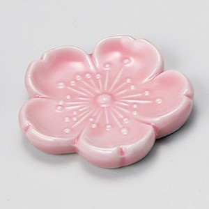 新桜箸置き ピンク 【日本製　美濃焼】