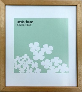 額縁　木製シンプル　インテリアフレーム Interior Frame Natural　Shikishi