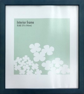 額縁　木製シンプル　インテリアフレーム Interior Frame Blue　Shikishi