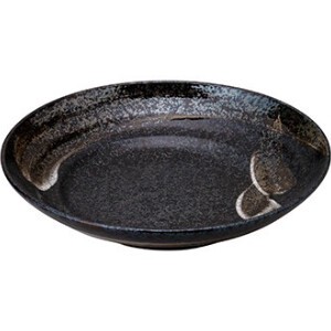 明世荒刷毛 三ツ輪9.5盛皿  和食器 陶器 日本製 美濃焼