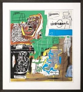 アートフレーム　バスキア Jean-Michel Basquiat Sienna, 1984