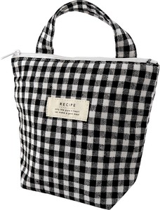 Lunch Bag Pouch Gingham Check