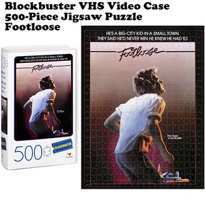 ジグソーパズル BLOCKBUSTER VHS CASE フットルース (500pcs)
