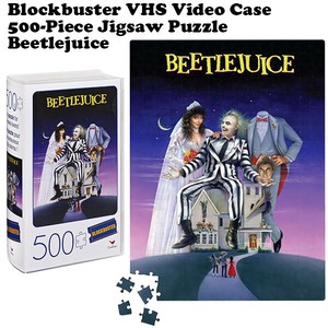 ジグソーパズル BLOCKBUSTER VHS CASE ビートルジュース (500pcs)