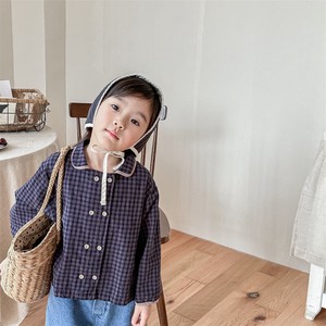 韓国スタイル　リネンのシャツ ジャケット　 ベビー　新生児　キッズ　子供服