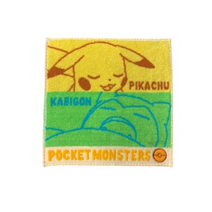 Hand Towel Pikachu Pokemon Snorlax 25 x 25cm
